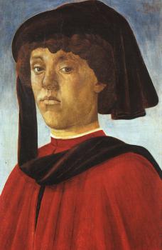桑德羅 波提切利 一個年輕人的肖像
